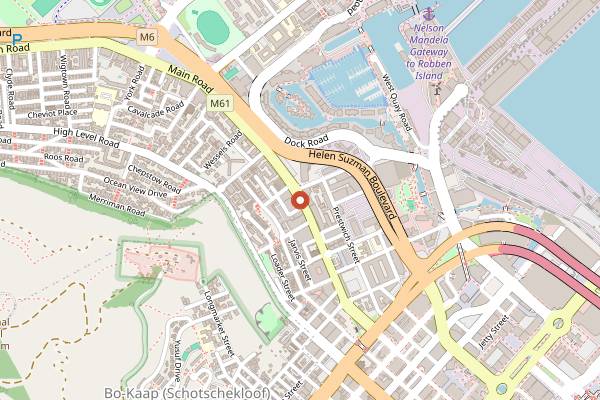 Map showing Pigalle in Cape Town