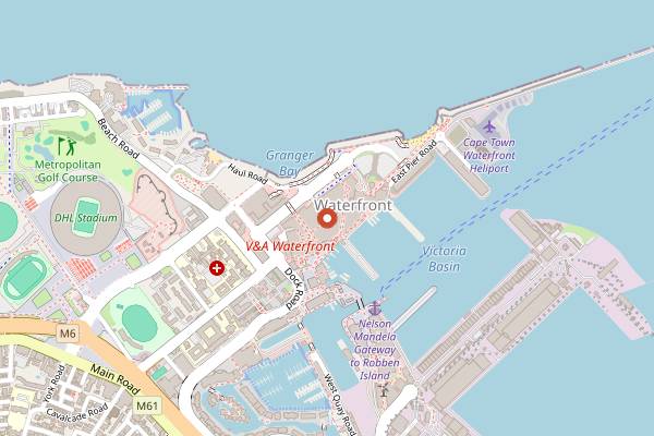Map showing Willoughby & Co in Cape Town