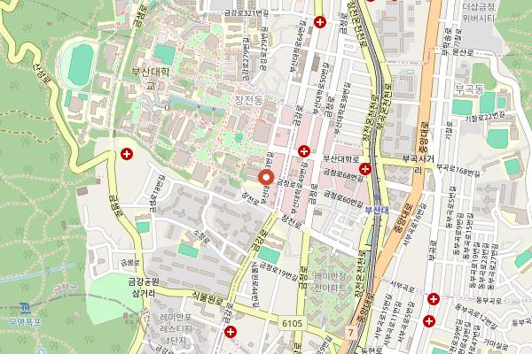 Map showing Lee Heung Yong Bakery in Busan