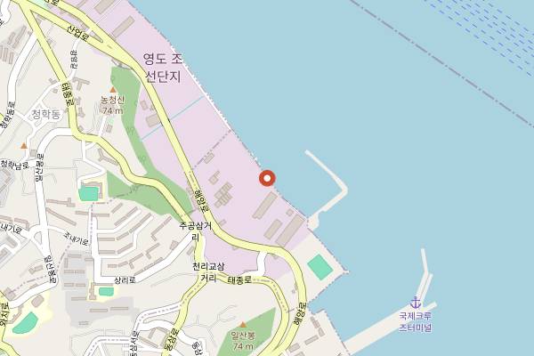 Map showing P.Ark in Busan