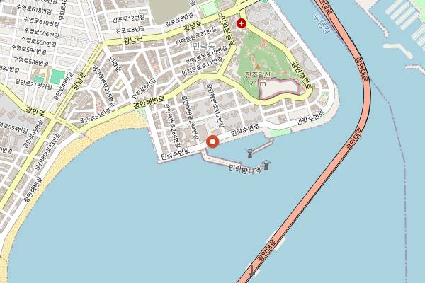 Map showing Working Holiday Millak in Busan