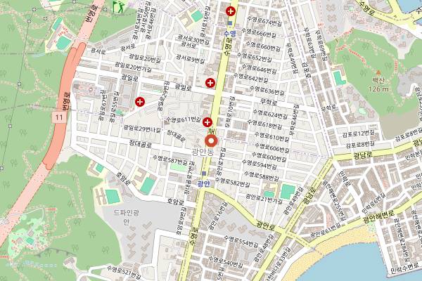 Map showing Werk Roasters in Busan