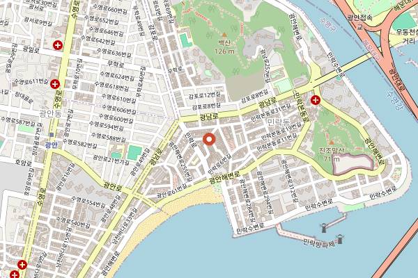 Map showing Ultra Bite in Busan
