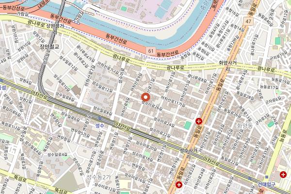 Map showing Cafe Onion Bakery (Seongsu) in Seoul