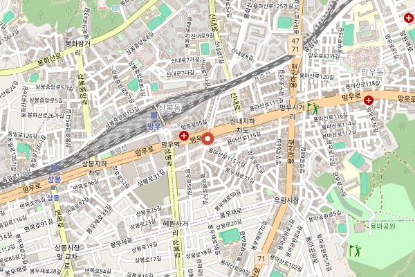 Map showing Dongbu Goryeo Bakery in Seoul