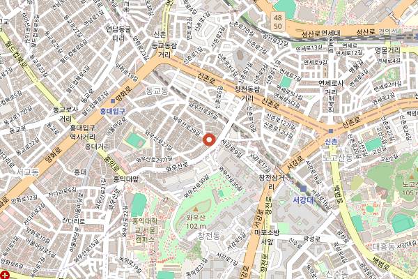 Map showing For Four Bread in Seoul