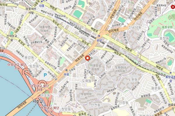 Map showing Fritz Bakery (Dohwa) in Seoul