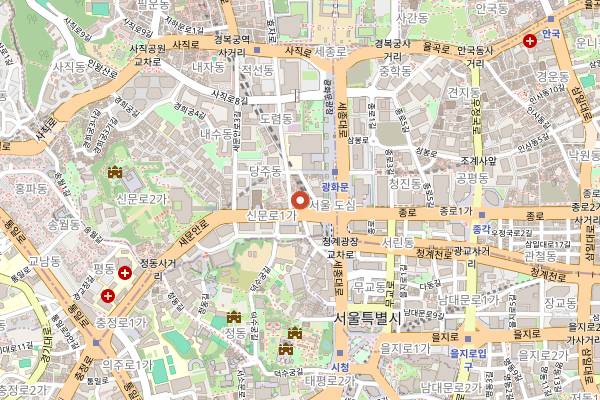 Map showing Charles H in Seoul