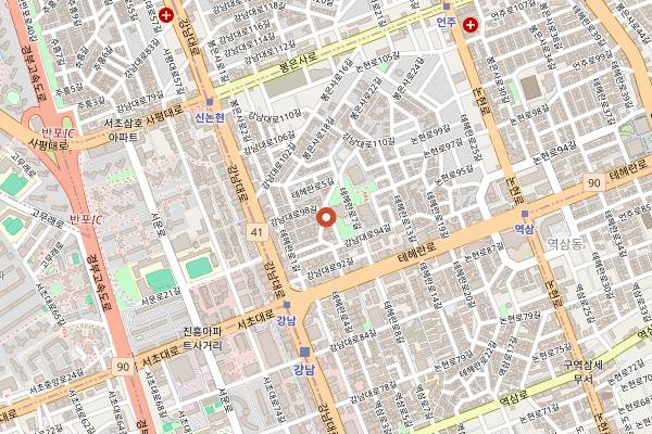 Map showing Dublin Terrace in Seoul