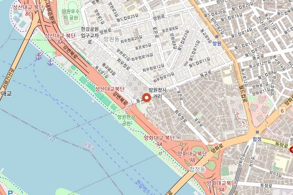 Map showing Juan Makgeolliano in Seoul
