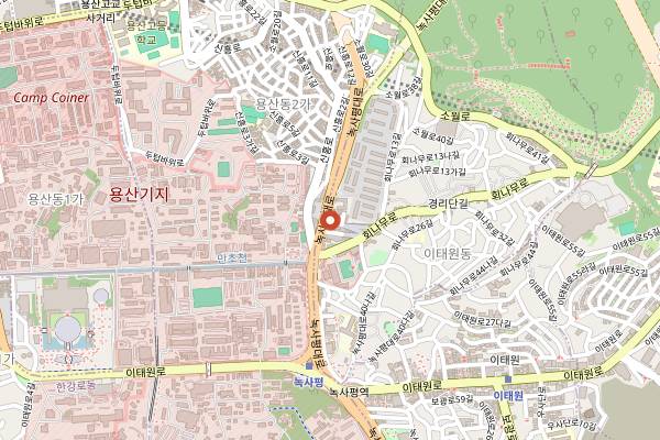 Map showing Magpie Brewing (Itaewon) in Seoul