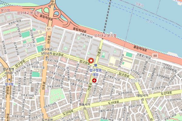 Map showing Bills (Gangnam) in Seoul