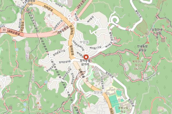 Map showing Jaha Sonmandu in Seoul