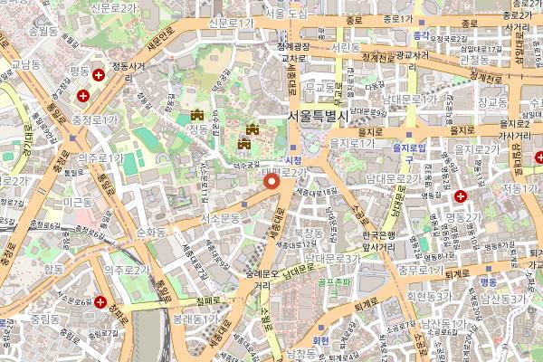 Map showing Yurimmyeon in Seoul