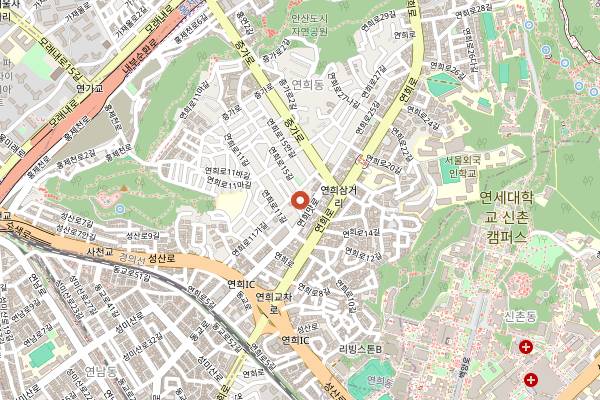 Map showing Mongnan in Seoul