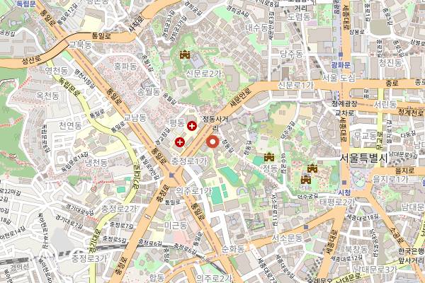 Map showing Urban Garden in Seoul