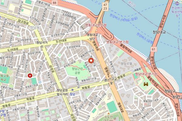 Map showing Bium in Seoul