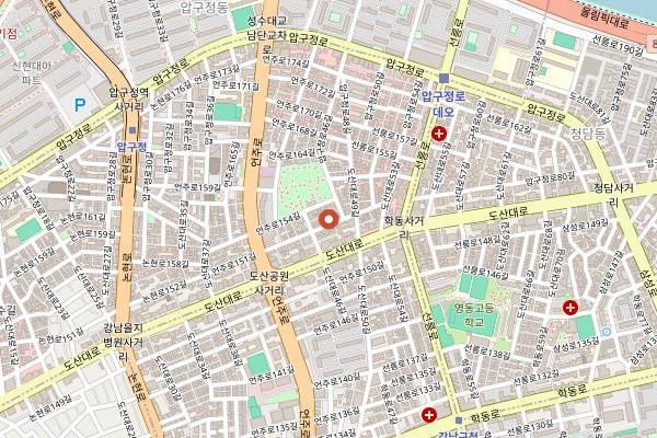 Map showing Evett in Seoul