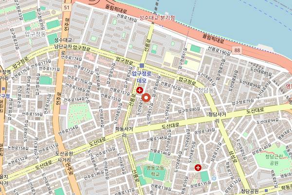 Map showing Jungsik in Seoul
