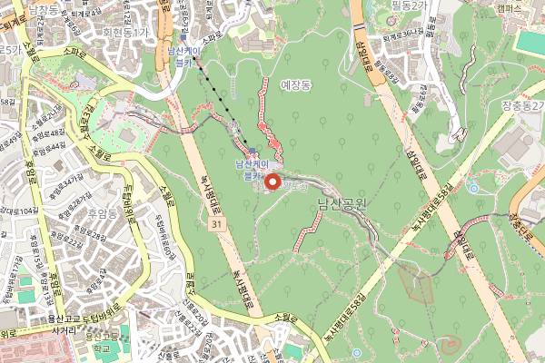 Map showing N Grill in Seoul