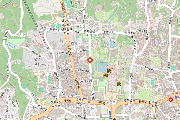 Map showing Onjium in Seoul