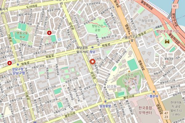 Map showing Poom Seoul in Seoul