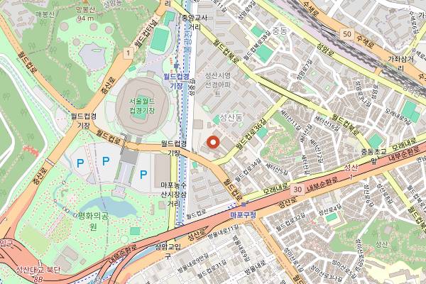 Map showing Delectable Travels in Seoul