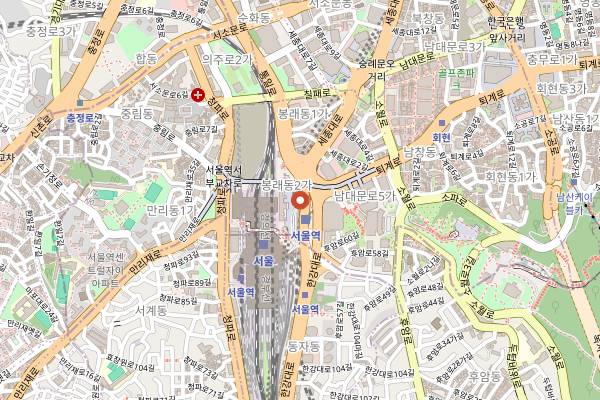 Map showing Korean Gourmet Hunters: Seoul Station in Seoul