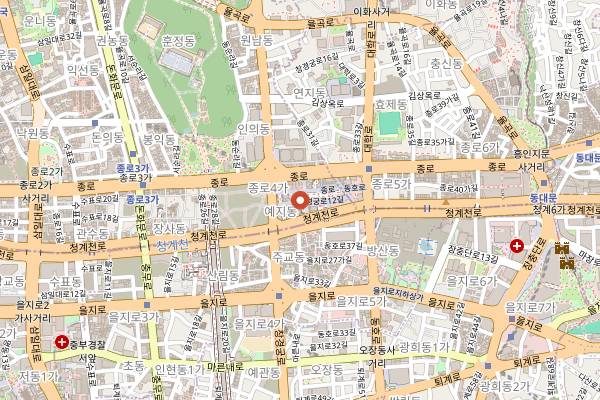 Map showing Secret Food Tours Seoul in Seoul