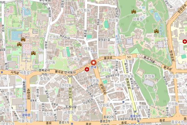 Map showing Withlocals Seoul Private Food Tour in Seoul
