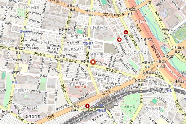 Map showing Jeonjujip in Seoul