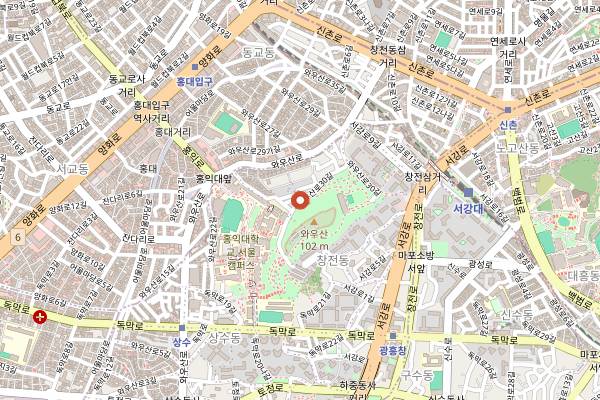 Map showing Miro Sikdang in Seoul