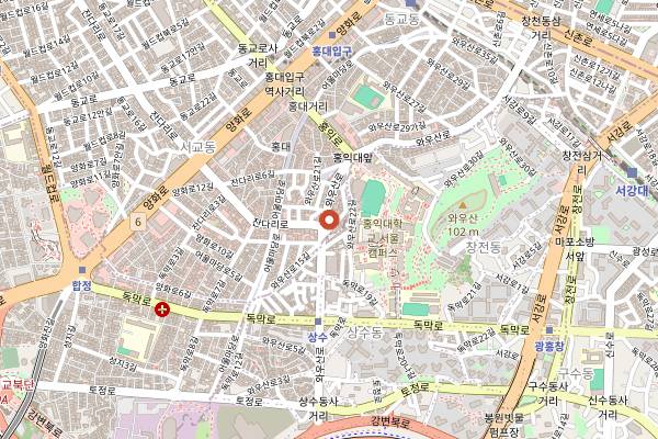 Map showing Club NB2 in Seoul