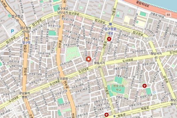 Map showing Marimo in Seoul