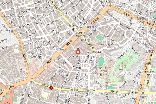 Map showing Club FF in Seoul