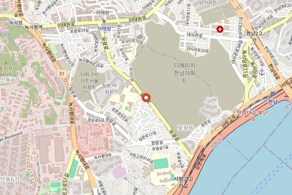 Map showing Alt.a in Seoul