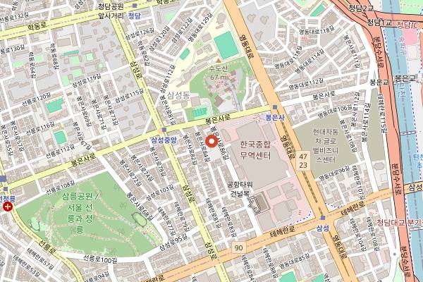 Map showing Heukdonga in Seoul
