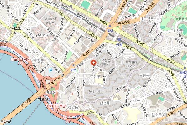 Map showing Darak in Seoul