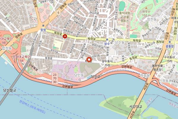 Map showing GMH Dabang in Seoul