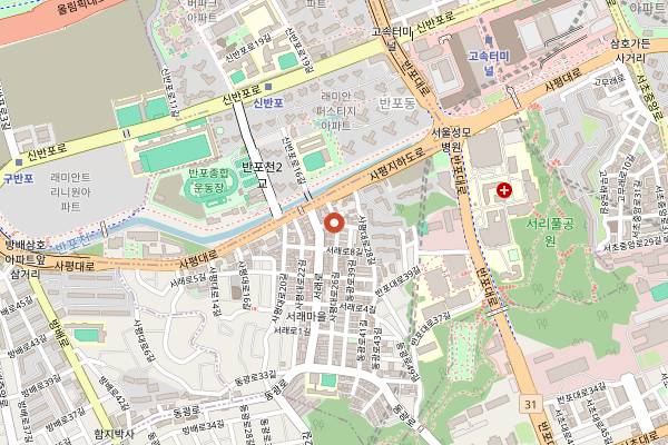 Map showing Mamma KiKi in Seoul