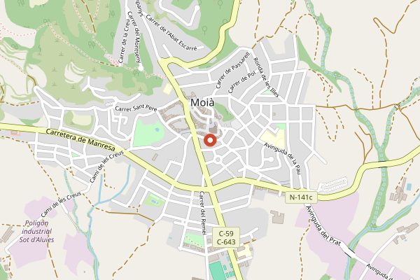 Map showing Rasoterra in Barcelona