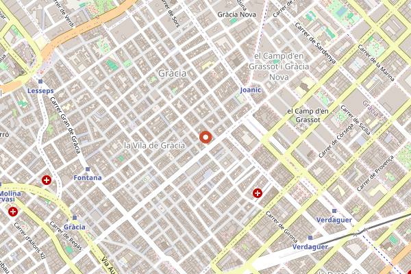 Map showing Heliogàbal in Barcelona