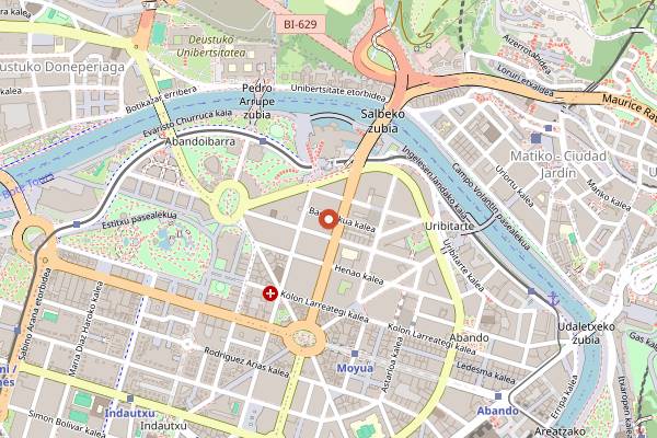 Map showing Arvo Specialty Coffee in Bilbao