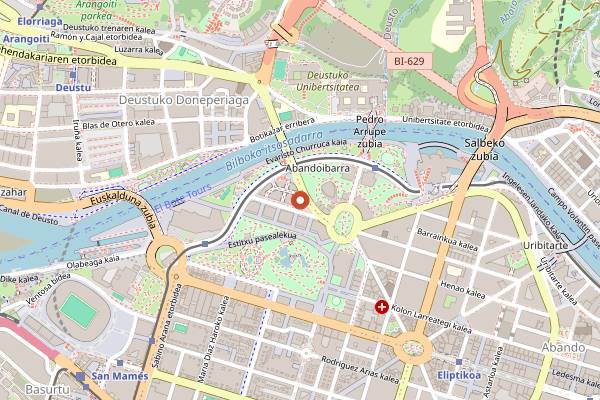 Map showing Bissap Brunch & Restaurant in Bilbao