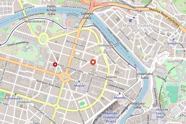 Map showing Siembra Coffee in Bilbao