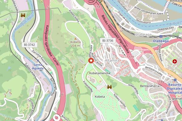 Map of Bilbao BBK Live