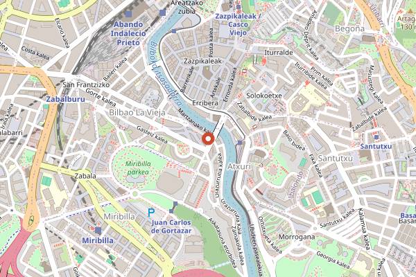 Map showing Lumière in Bilbao