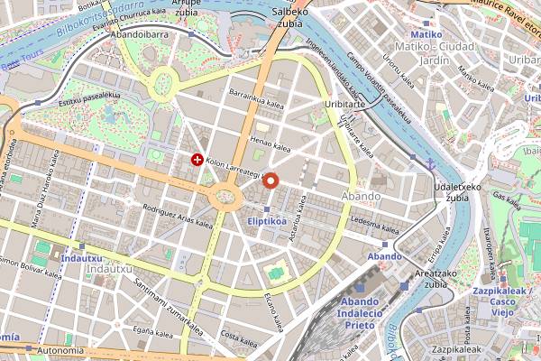 Map showing Misska in Bilbao