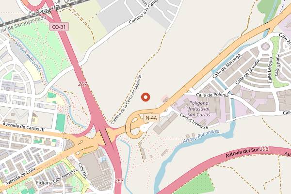 Map showing Noor in Córdoba