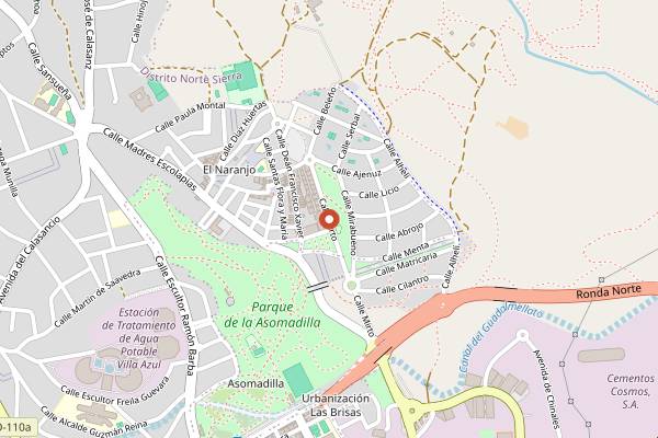 Map showing ReComiendo in Córdoba